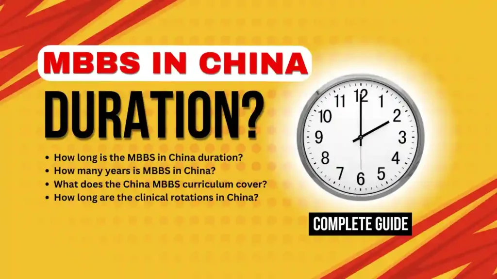 MBBS in China Duration How Long Does It Take