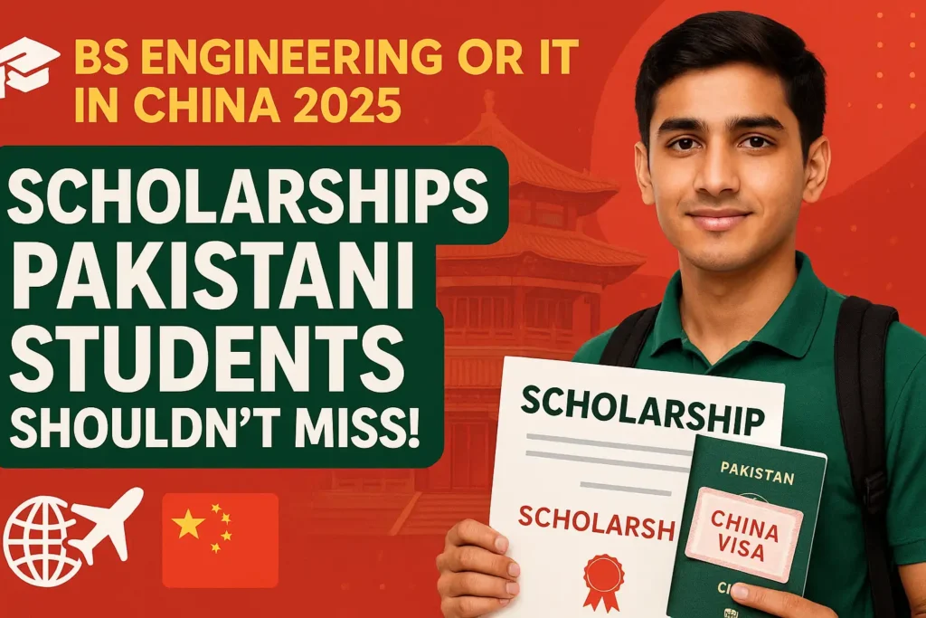BS Engineering or IT in China 2025 Scholarships for Pakistani Students Shouldn’t Miss