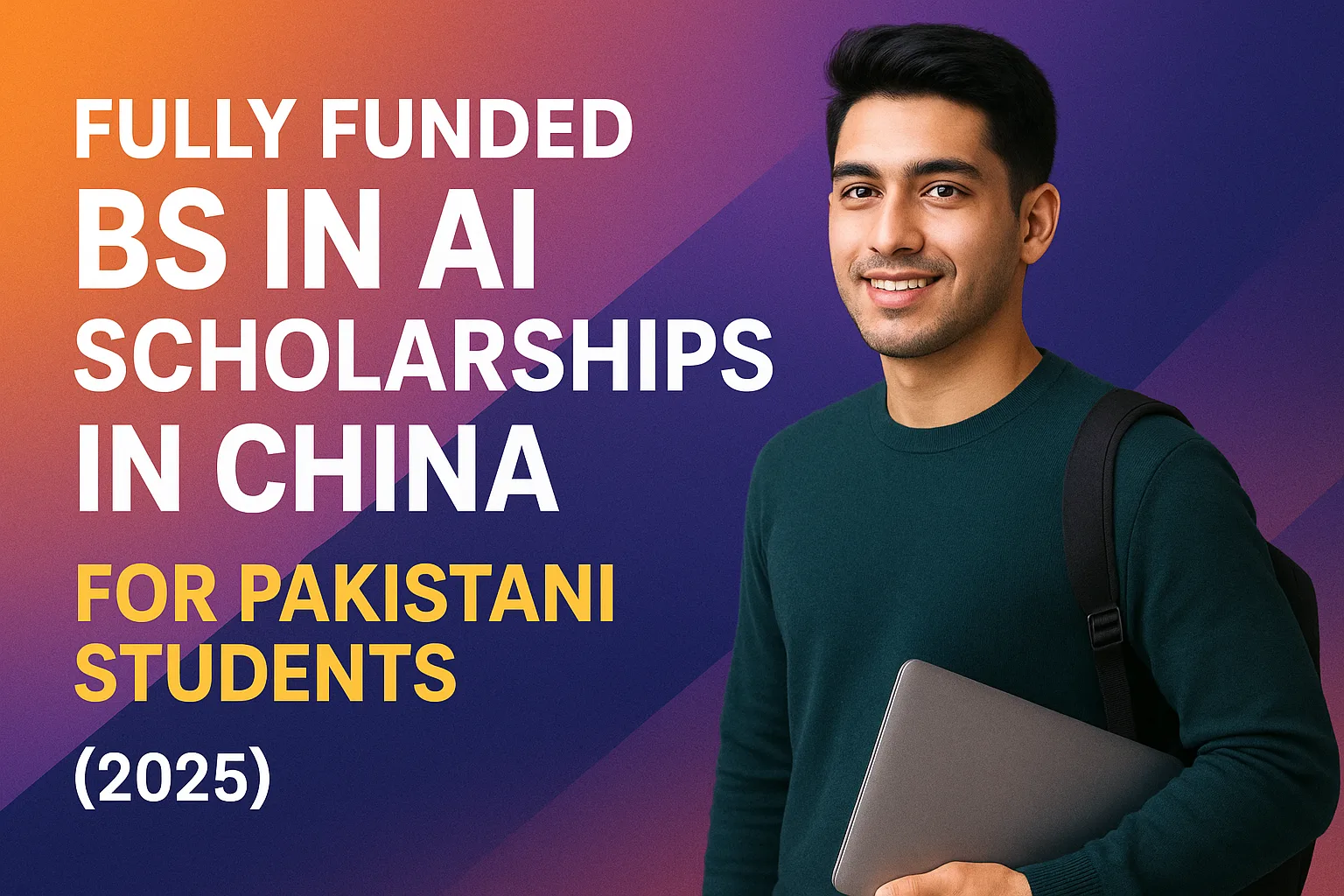 Fully Funded BS in AI Scholarships in China for Pakistani Students (2025)