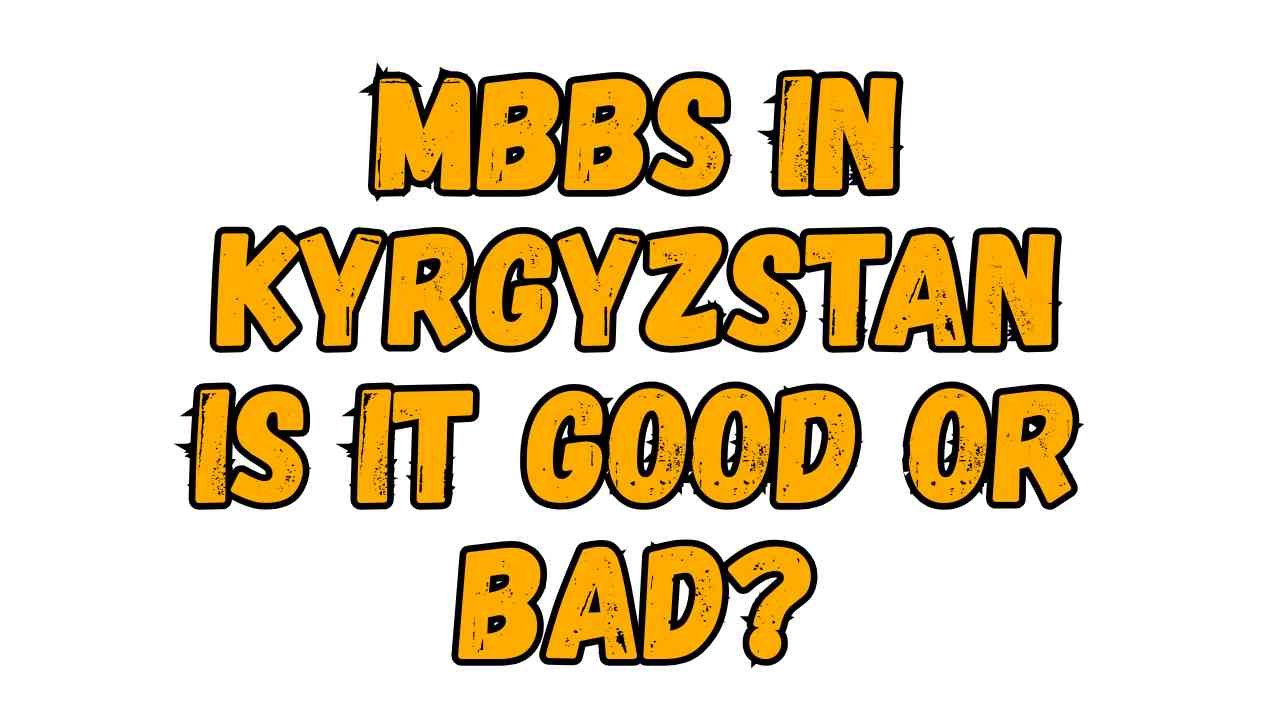MBBS in Kyrgyzstan – Is It Good or Bad?