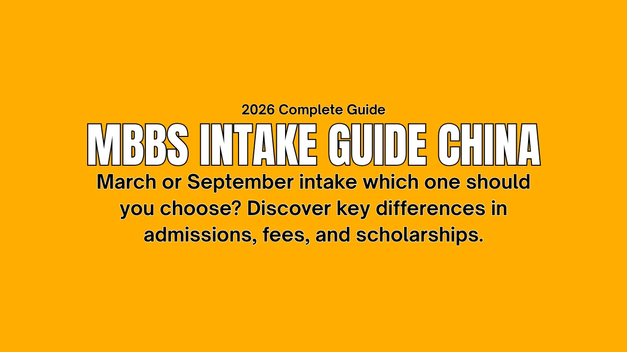 September vs March Intake in China